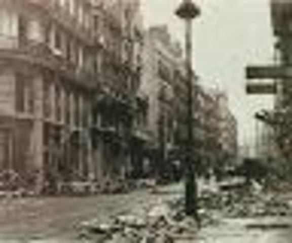 1rs Combats, guerra de columnes