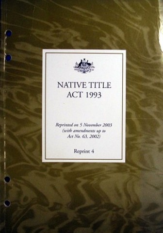 The Native Title Act