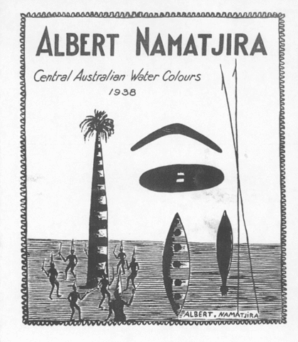 Albert Namatjira - 1st Exhibition
