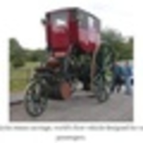 Aparecen los primeros taxis a vapor