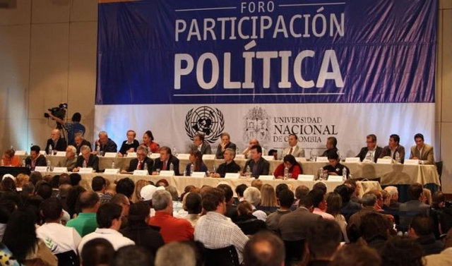 Foro sobre participación política de las Farc