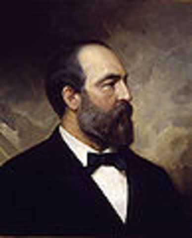President Garfield is shot