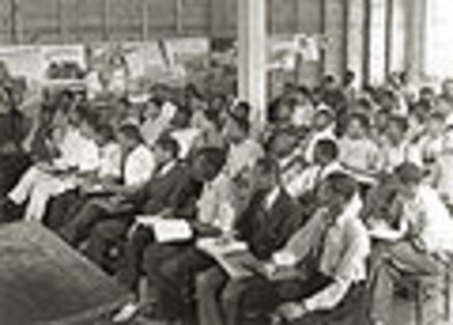 Booker T. Washington opens the Tuskegee Institute