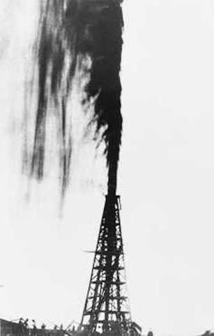 First major oil discovery