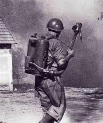 Lanciafiamme Spalleggiato Modello