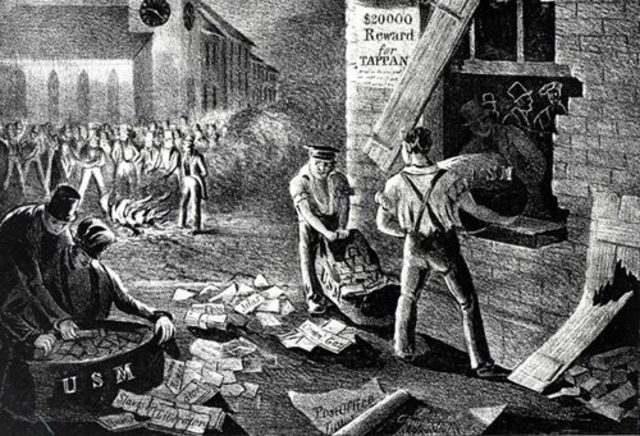U.S. Post Office Orders Destruction of Abolitionist Mail