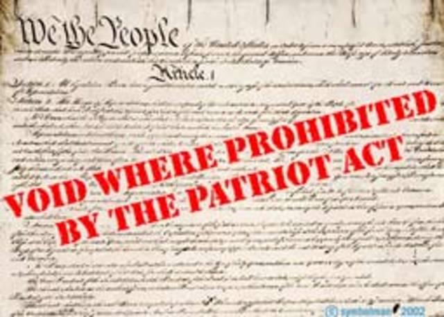 Patriot Act is passed