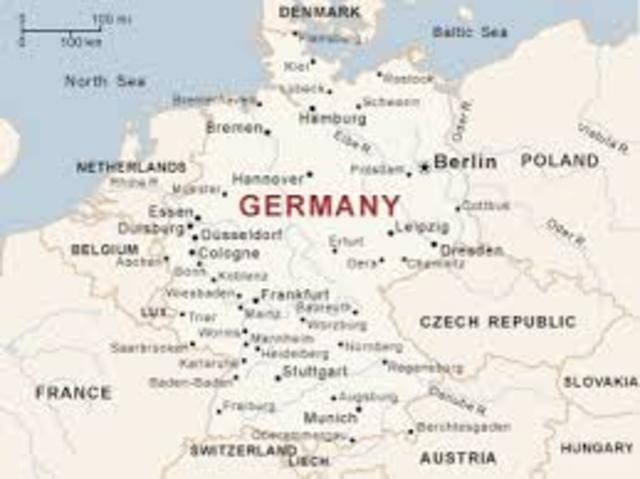 Mussolini sides with Germany