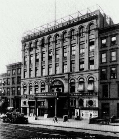 First Moving Picture Showing