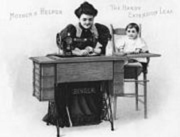 Sewing Machine is Invented by Elias Howe