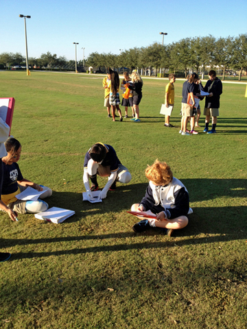 Hebrew walk around the school