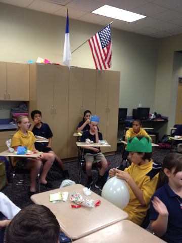 Wearing our Paper Crowns