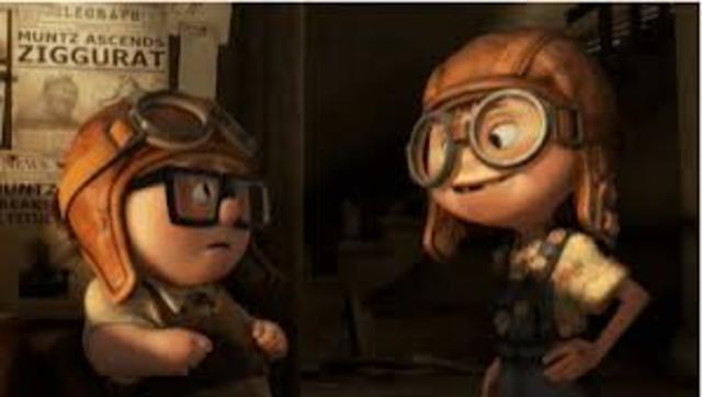 Carl promises Ellie they will have a house on Paradise Falls