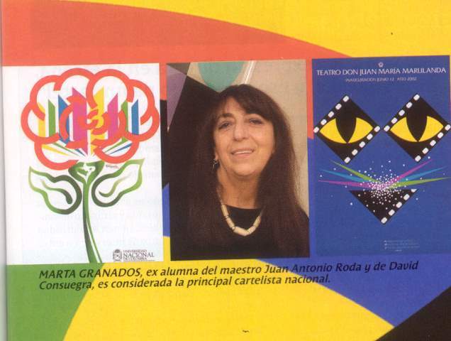 Marta Granados presenta en la Galería del Centro Colombo Americano una exposición individual llamada Arte y Gráfica.