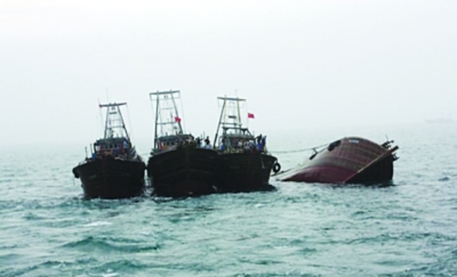 North Korea’s ship crashed on a fishing boat of China