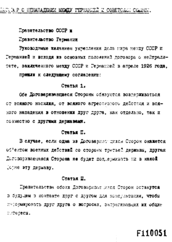 Molotov–Ribbentrop Pact