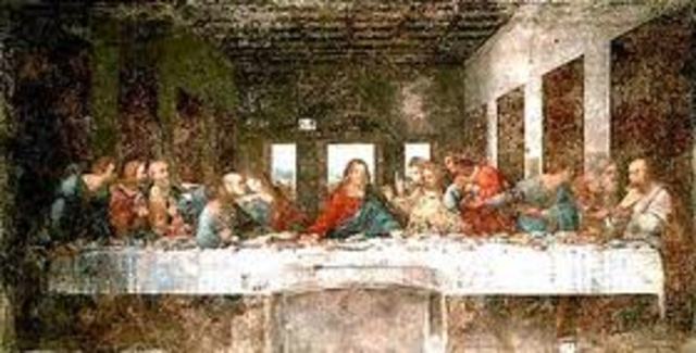 Leonardo Da Vinci painted the last supper