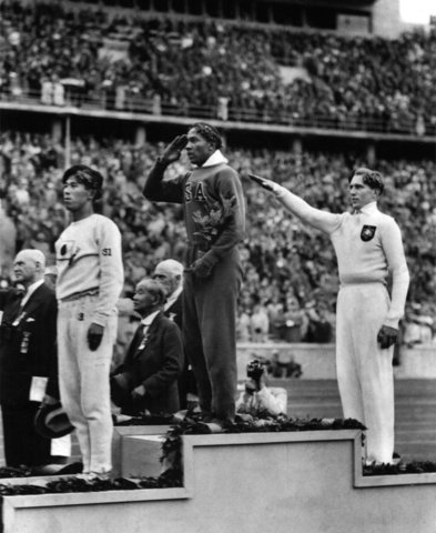 Hitler shows Racism in Olympics