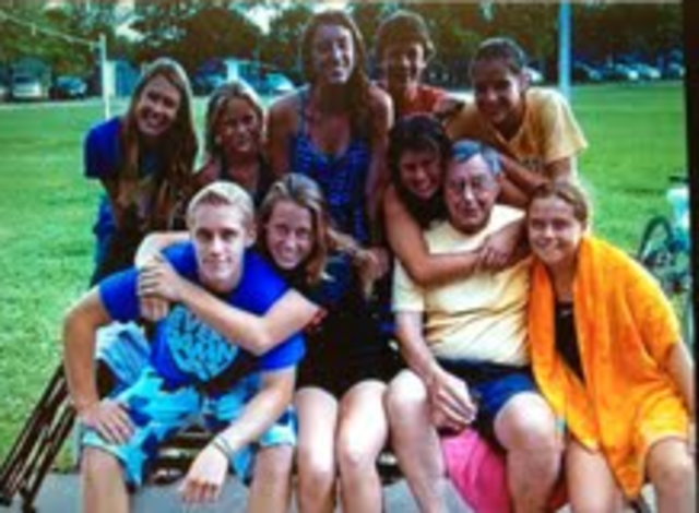 Whole Family at Camp Dearborn