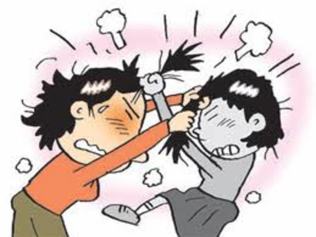 Charlie & Patrick fight Brad