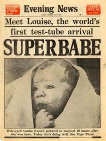 The First Test Tube Baby