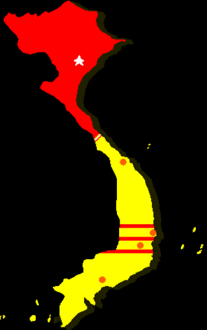 North and South Vietnam unified under communist rule