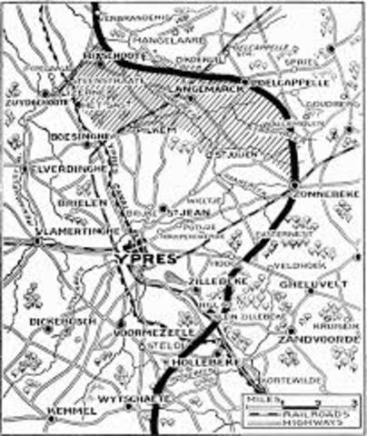 The Second Battle of Ypres begins