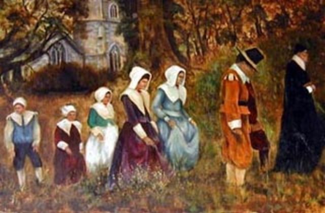 Scrooby Separatists (Pilgrims) Leave for Holland