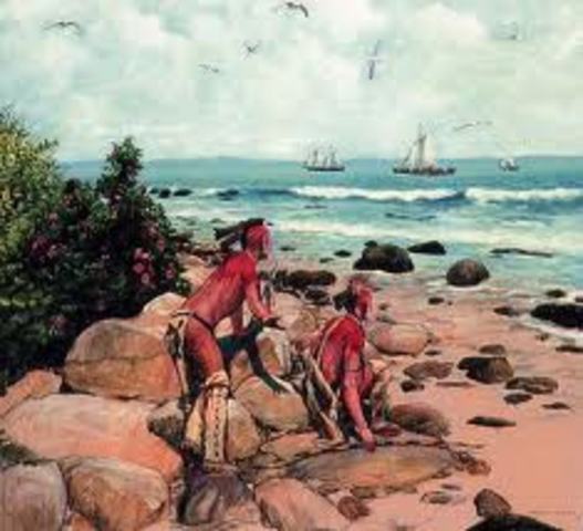 Pequots Attack Fort Saybrook