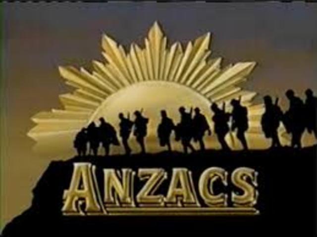 The ANZACs have been formed !