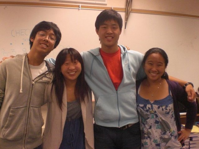 Picture with my World History Group Members