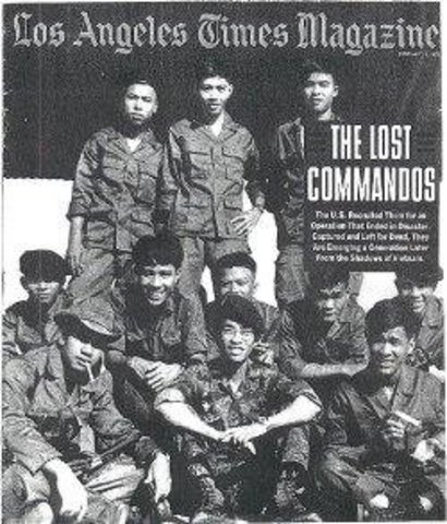 south vietnamese commandos conducted raids