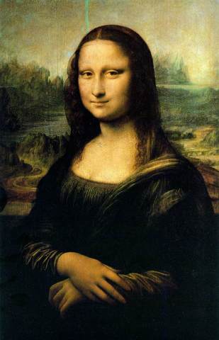 Mona Lisa is exhibited in the USA