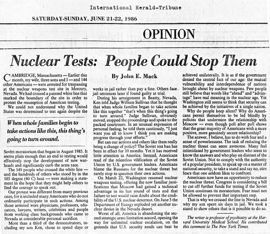Nuclear Test Ban Treaty