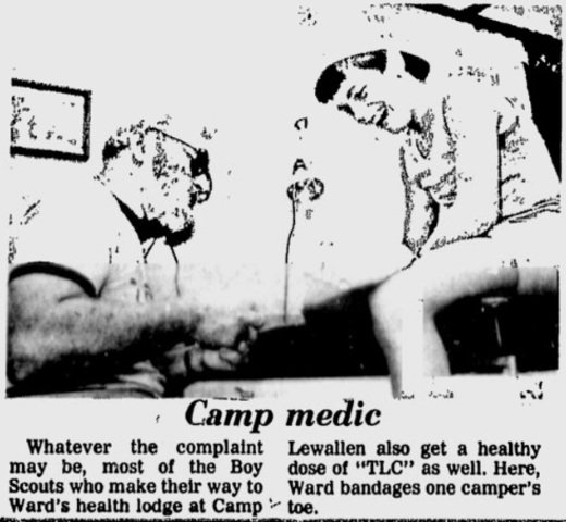 Camp medic dispenses lots of 'TLC'