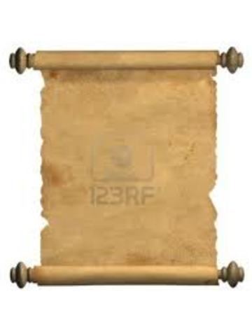 1500 AC. Se Inventó el pergaminos