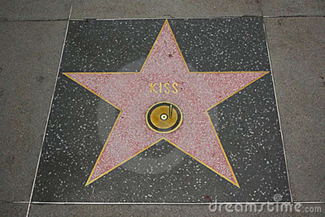 the band KISS got a star on the hollywood walk of fame