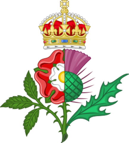 James Inherits the Throne of England.