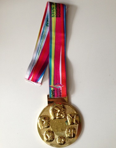 Medalla de Oro, X Juegos Centroamericanos, Costa Rica 2013