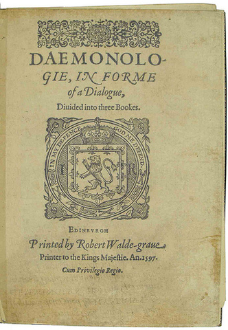 James VI Writes The Daemonologie