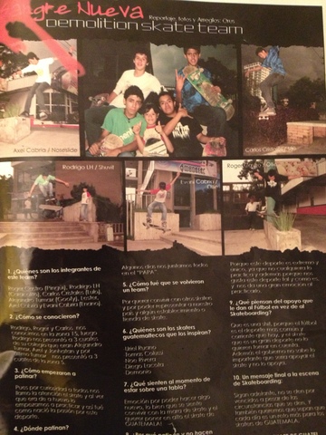 APARICIÓN EN LA REVISTA "EL SPOT"