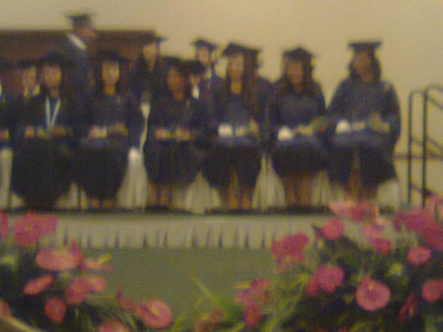 Graducación. Bachiller en Ciencias y Letras.