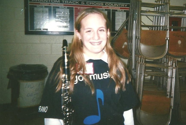 Started on the clarinet