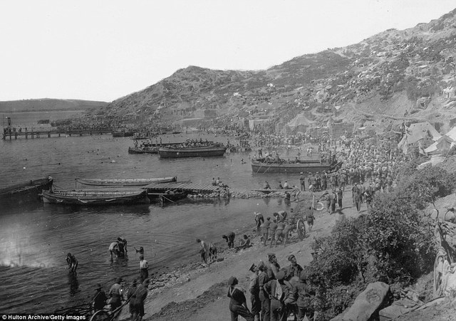 Arrival at Gallipoli