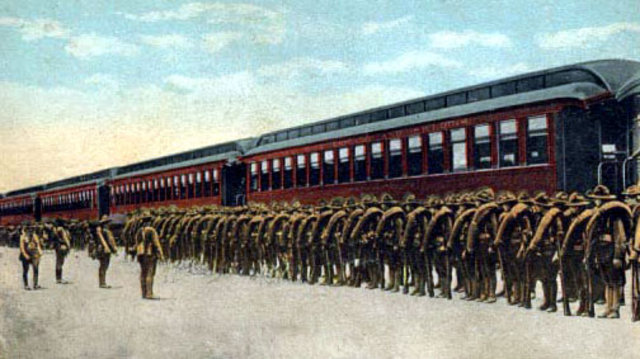 The United States declares war on Germany.