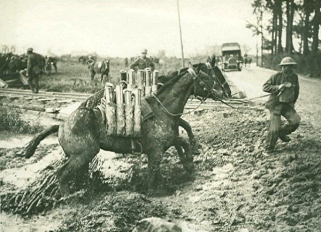 Germans begin their first attack