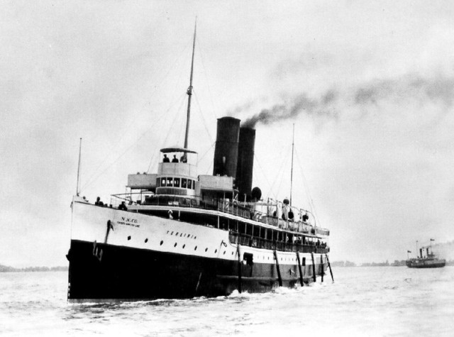 Invention of steam ship