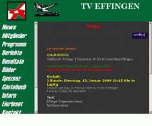 Eigene Website erstellt