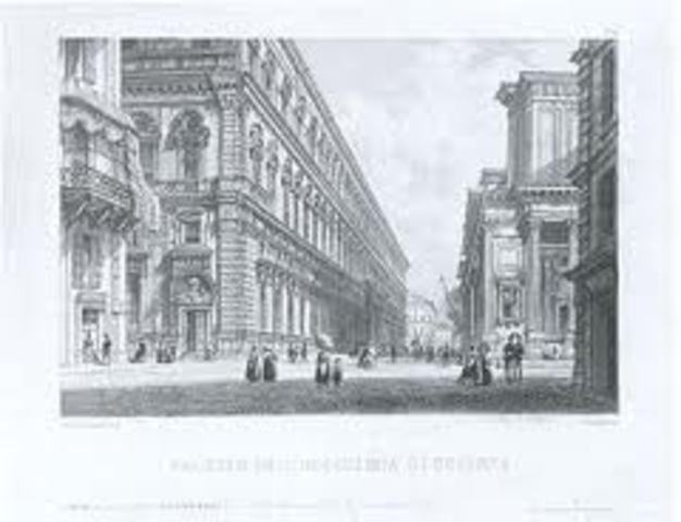 Studia presso la Reale Accademia di Torino