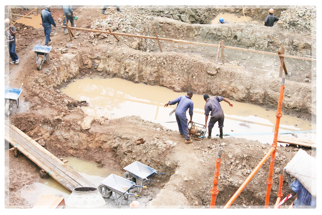 Construction Video Update - Heavey Rains